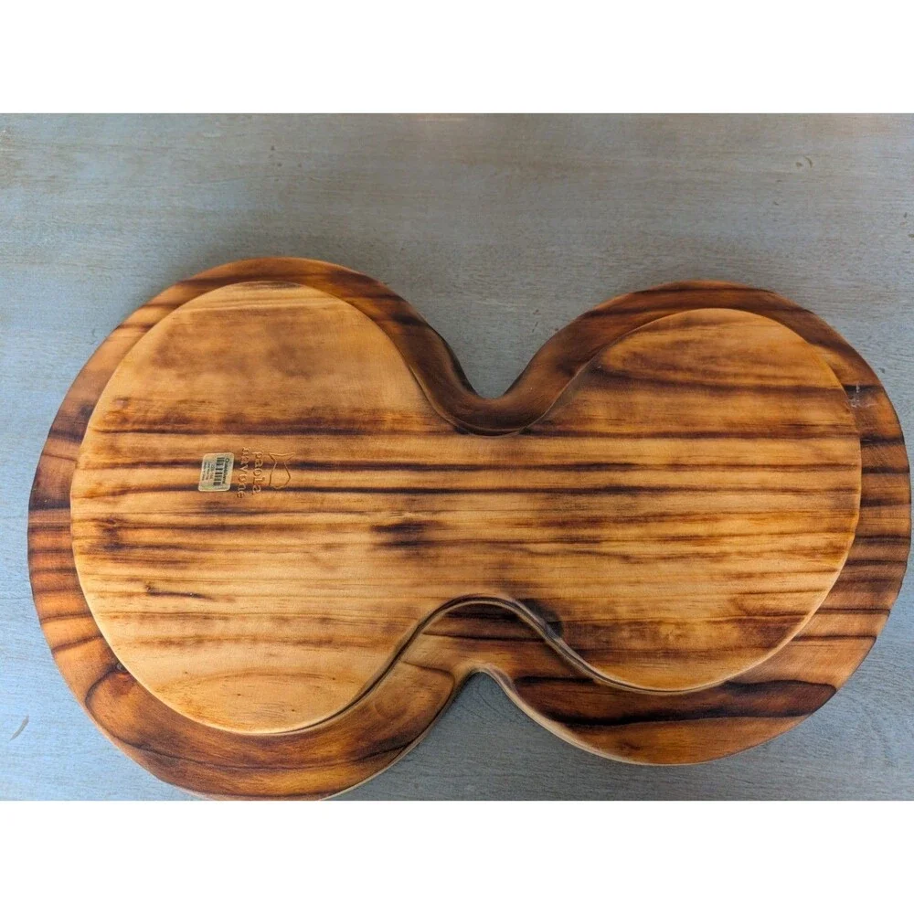 Crate & Barrel Italian Designer Paola Navone Charcuterie Board Acacia Wood